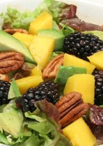 Blackberry, Avocado, and Mango Salad