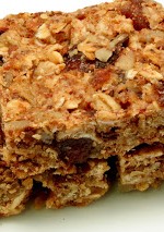 apricot-nut breakfast bar trio stack